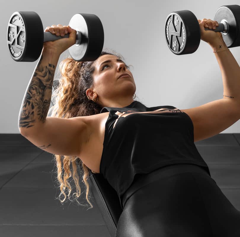 Mancuernas hexagonales: entrenamiento en casa, gimnasio