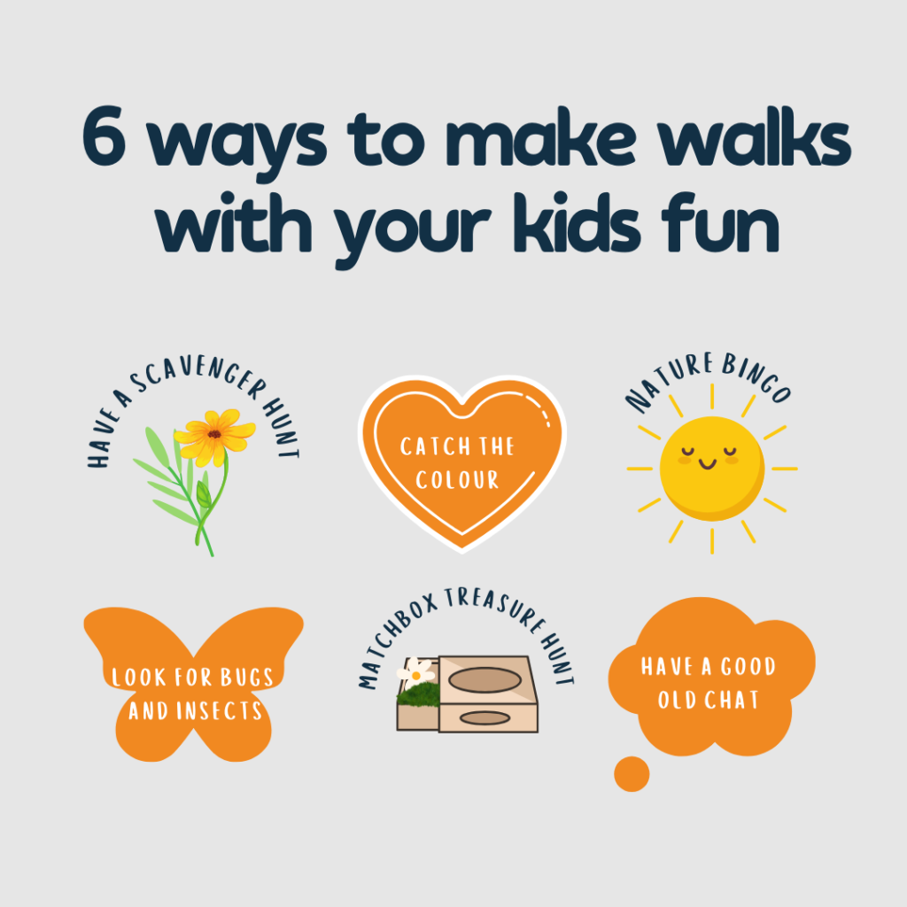 Seis maneras de hacer caminatas divertidas con tus hijos